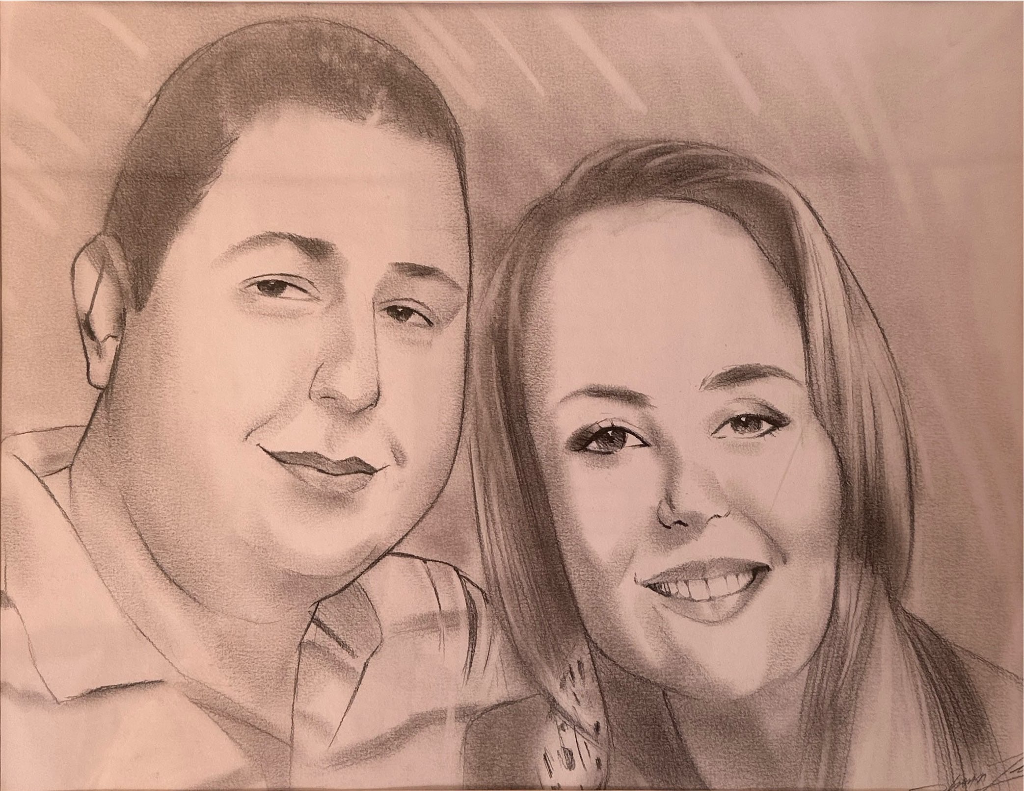 couple wearing silver-colored rings